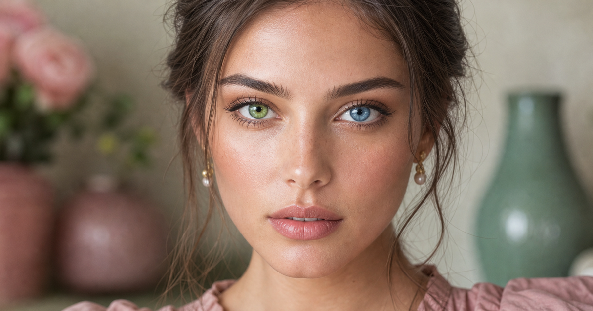 Pourquoi certaines personnes ont des yeux vert et bleu et c'est vraiment si rare ?