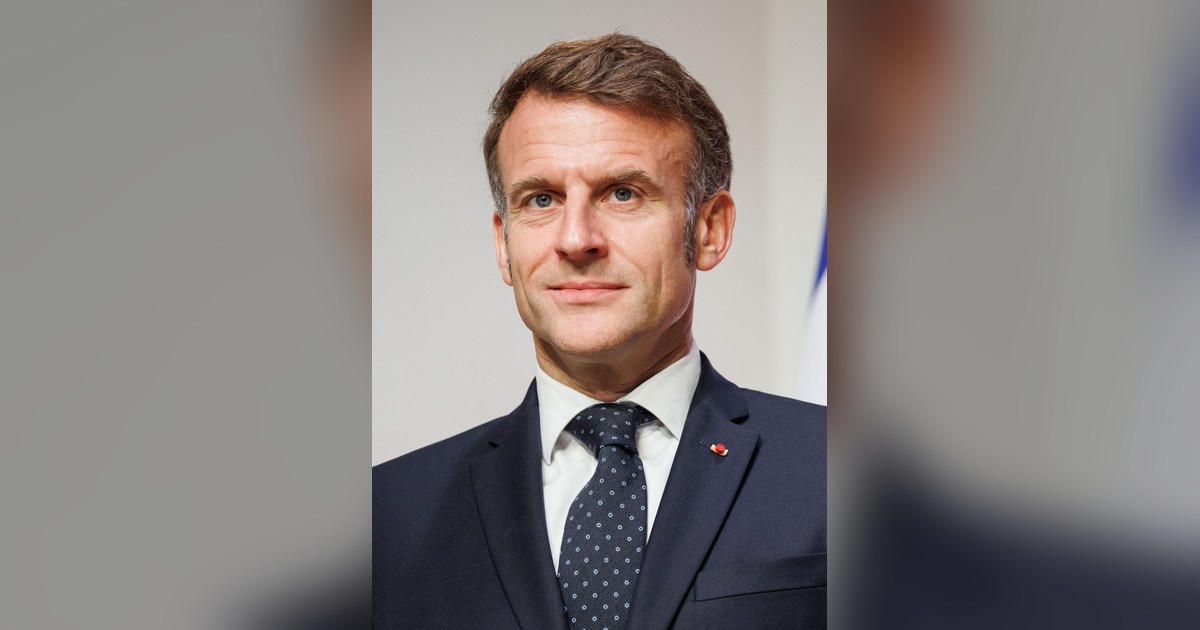 Emmanuel Macron — photographie authentique
