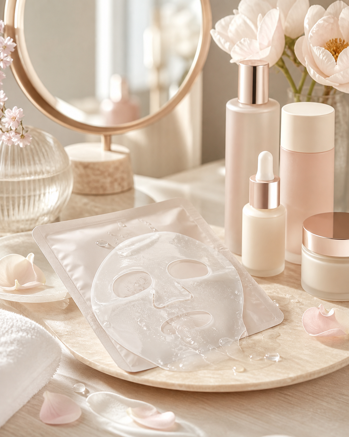 Masque visage coréen et routine skincare lumineuse pour un avis sur Glowy