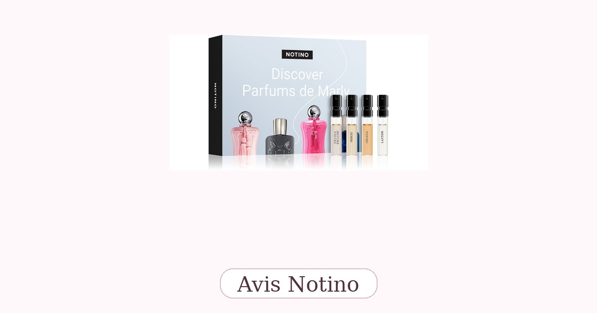 Produits Notino - visuel officiel