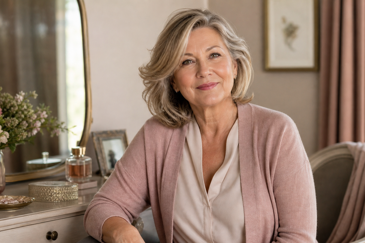 Quelle coupe de cheveux à 60 ans pour un visage rond ?