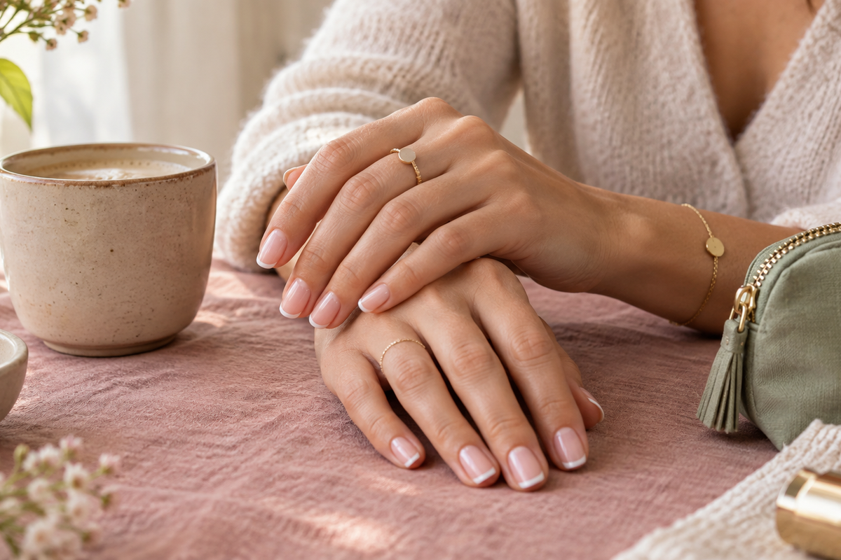 French semi-permanente : la version qui flatte tes ongles